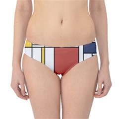 Neoplasticism Abstract Art Hipster Bikini Bottoms by FunnyCow