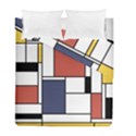 Neoplasticism Abstract Art Duvet Cover Double Side (Full/ Double Size) View2