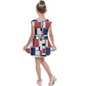 Neoplasticism Abstract Art Kids Cap Sleeve Dress View2