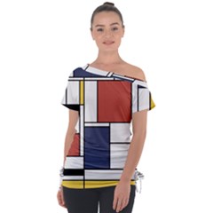 Neoplasticism Abstract Art Tie-up Tee