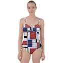 Neoplasticism Abstract Art Sweetheart Tankini Set View1