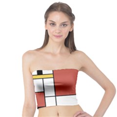 Abstract Art Of De Stijl Tube Top by FunnyCow