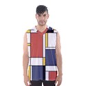 Abstract Art Of De Stijl Men s Basketball Tank Top View1