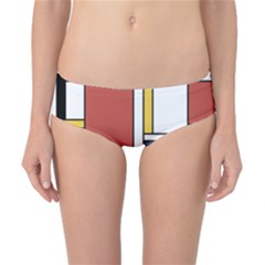 Abstract Art Of De Stijl Classic Bikini Bottoms by FunnyCow