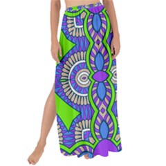 Purple Green Shapes                                      Maxi Chiffon Tie-up Sarong