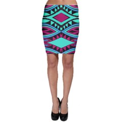 Ovals And Rhombus                                          Bodycon Skirt by LalyLauraFLM