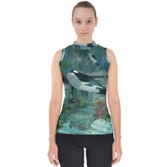 Wonderful Orca In Deep Underwater World Shell Top by FantasyWorld7