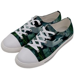 Wonderful Orca In Deep Underwater World Women s Low Top Canvas Sneakers by FantasyWorld7