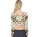 Fauna In Bohemian Midsummer Style Long Sleeve Crop Top View2