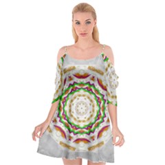 Fauna In Bohemian Midsummer Style Cutout Spaghetti Strap Chiffon Dress by pepitasart