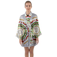 Fauna In Bohemian Midsummer Style Long Sleeve Kimono Robe by pepitasart