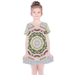 Fauna In Bohemian Midsummer Style Kids  Simple Cotton Dress by pepitasart