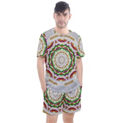 Fauna In Bohemian Midsummer Style Men s Mesh Tee And Shorts Set