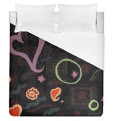 Hearts Duvet Cover (queen Size) by snowwhitegirl