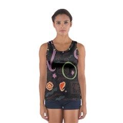 Hearts Sport Tank Top  by snowwhitegirl