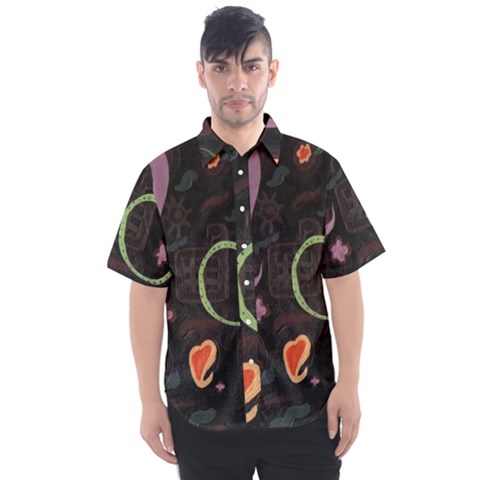 Hearts Men s Short Sleeve Shirt by snowwhitegirl