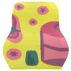 Candy Pink Hat Car Seat Back Cushion 