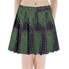 Christmas Hearts Pleated Mini Skirt by snowwhitegirl