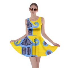 Blue House Skater Dress