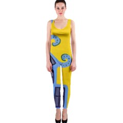 Blue House One Piece Catsuit