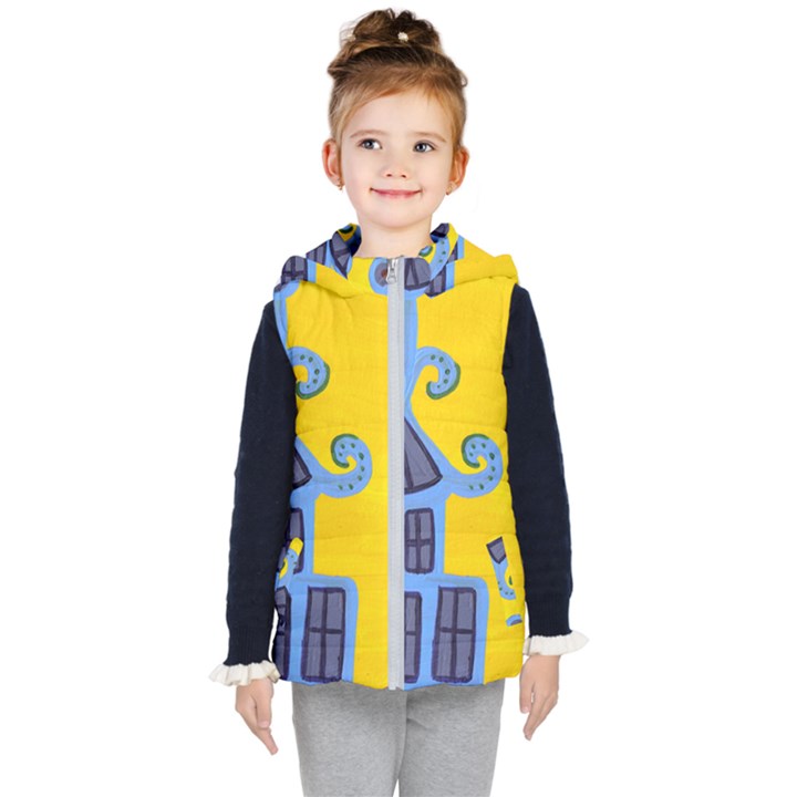 Blue House Kid s Hooded Puffer Vest