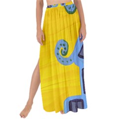 Blue House Maxi Chiffon Tie-Up Sarong