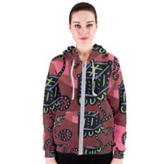 Floating Bed Women s Zipper Hoodie by snowwhitegirl