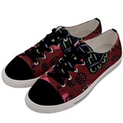 Floating Bed Men s Low Top Canvas Sneakers by snowwhitegirl