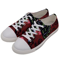 Floating Bed Women s Low Top Canvas Sneakers by snowwhitegirl