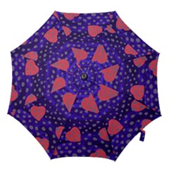 Underwater Pink Hearts Hook Handle Umbrellas (large) by snowwhitegirl