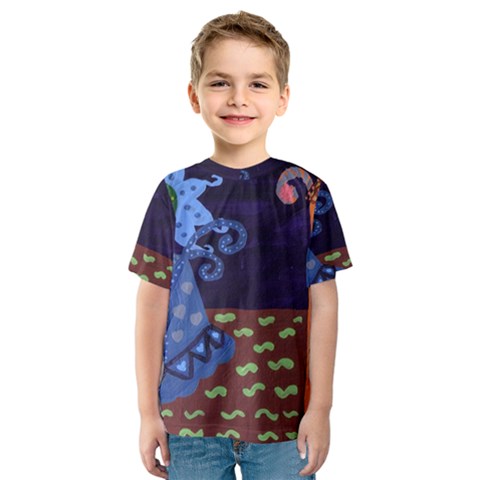 Jack In The Box Flower Kids  Sport Mesh Tee by snowwhitegirl