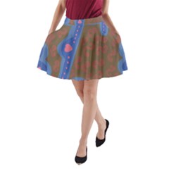 Hair Salon Floor A-line Pocket Skirt by snowwhitegirl