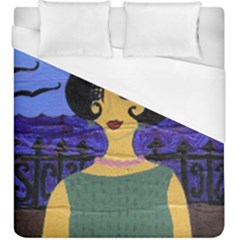 Girl By The Sea Duvet Cover (king Size)