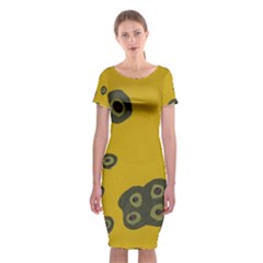 Peas Four Leaf Clover Classic Short Sleeve Midi Dress by snowwhitegirl