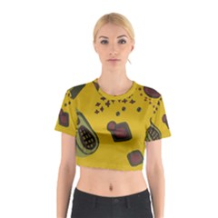 Hairdryer Easter Egg Cotton Crop Top by snowwhitegirl