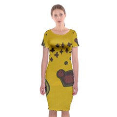 Hairdryer Easter Egg Classic Short Sleeve Midi Dress by snowwhitegirl