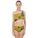 Indian Violin Spliced Up Two Piece Swimsuit View1