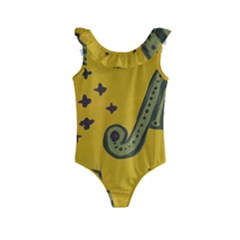 Indian Violin Kids  Frill Swimsuit