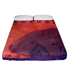 Teepee Egg Fitted Sheet (california King Size) by snowwhitegirl