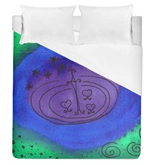 Starry Egg Duvet Cover (queen Size) by snowwhitegirl