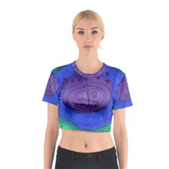 Starry Egg Cotton Crop Top by snowwhitegirl