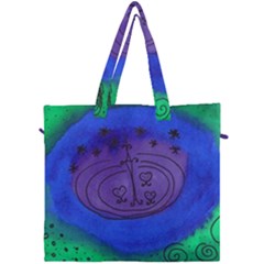 Starry Egg Canvas Travel Bag by snowwhitegirl