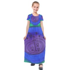 Starry Egg Kids  Short Sleeve Maxi Dress