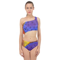 Whale And Eggs Spliced Up Two Piece Swimsuit