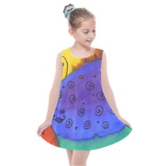 Whale And Eggs Kids  Summer Dress