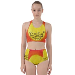 Red Sun Racer Back Bikini Set by snowwhitegirl