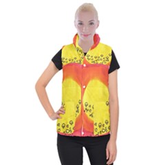 Red Sun Women s Button Up Vest by snowwhitegirl