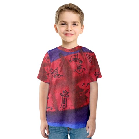 Red Egg Kids  Sport Mesh Tee by snowwhitegirl