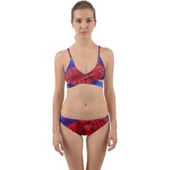 Red Egg Wrap Around Bikini Set by snowwhitegirl