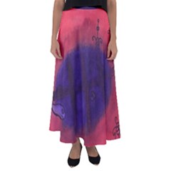 Sea Horses Flared Maxi Skirt by snowwhitegirl